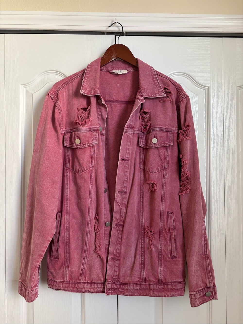 Y2K Umgee Dusty Rose Denim Jacket